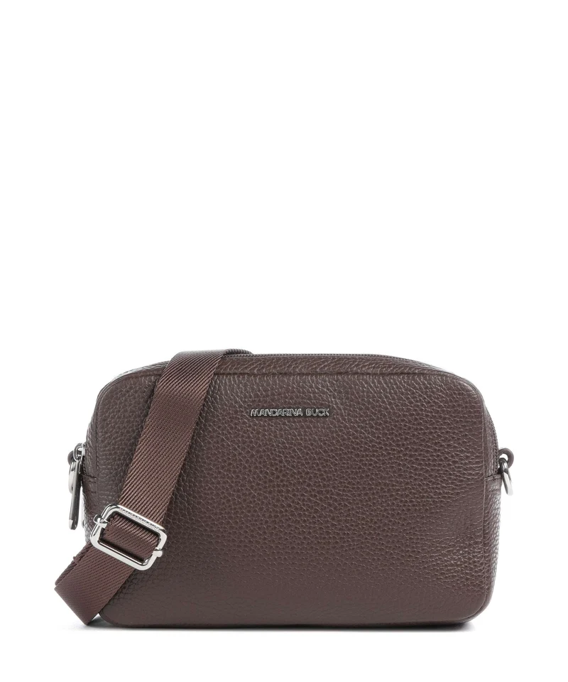 Mandarina Duck Mellow Leather Umhängetasche espresso