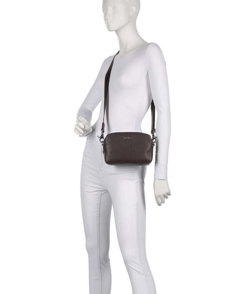 Mandarina Duck Mellow Leather Umhängetasche espresso