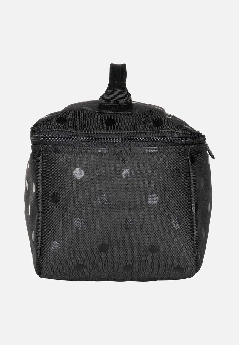 Beautycase Glossy Dots Black - Kosmetikkoffer