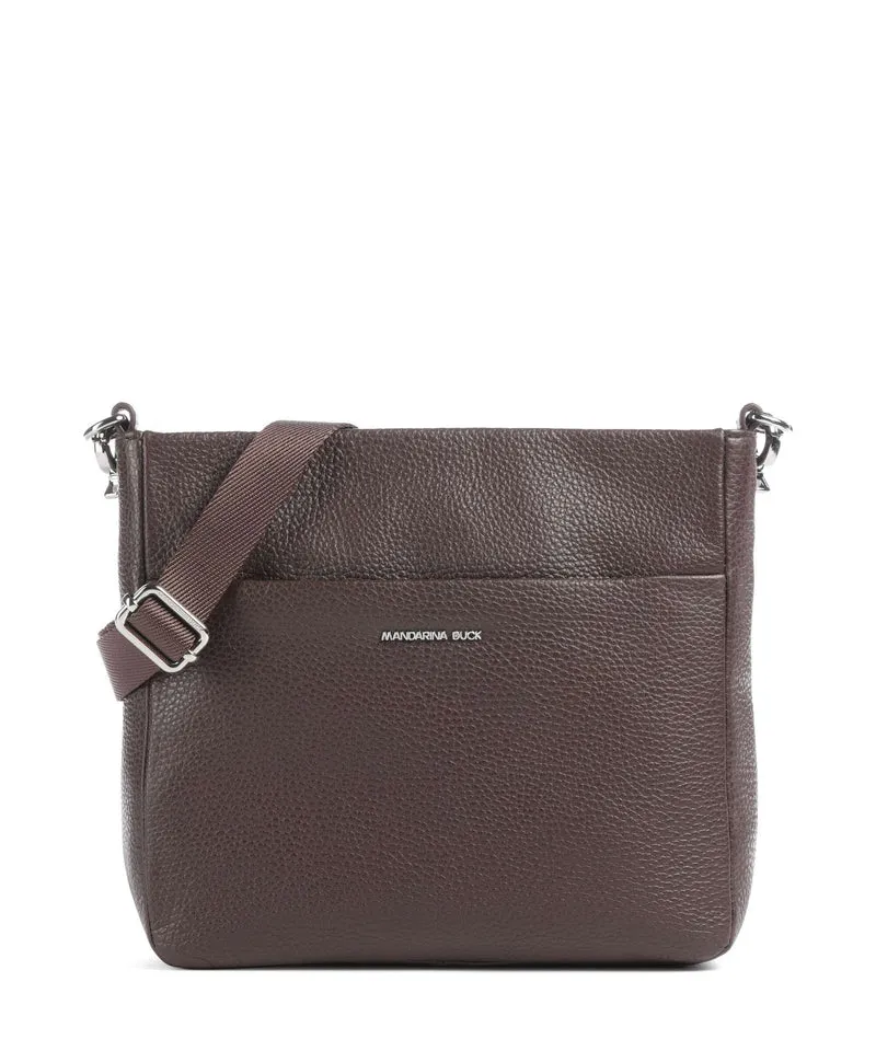 Mandarina Duck Mellow Leather Umhängetasche espresso