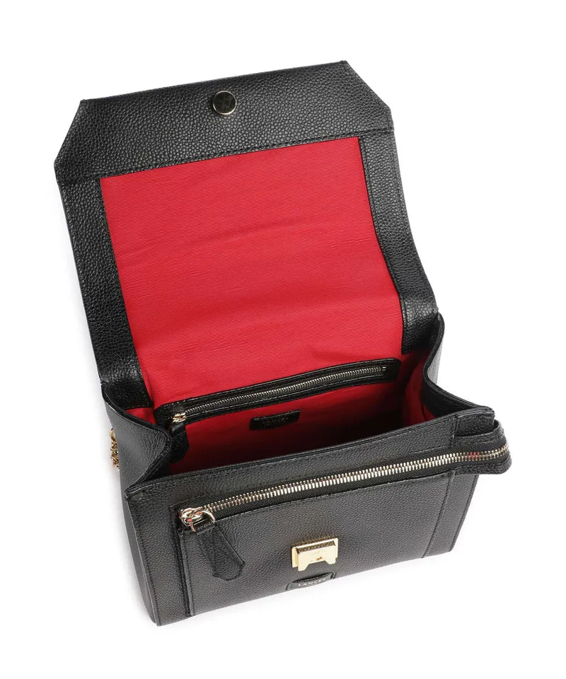 Lancel Ninon M Schultertasche black/gold