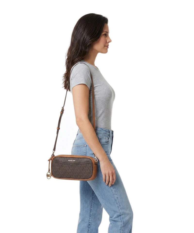 Michael Kors May Small Schultertasche brown/acorn