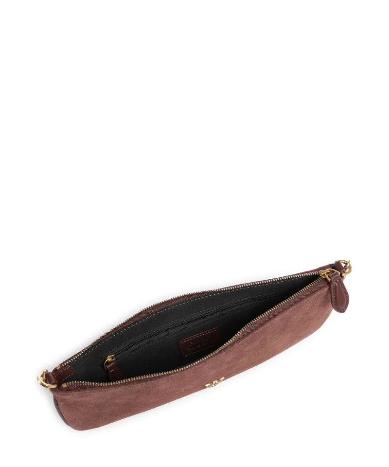 Pinko Flat Horizontal Schultertasche castano intenso/antique gold