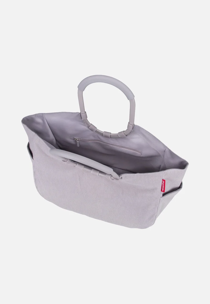Loopshopper L Cord Grey - Einkaufskorb