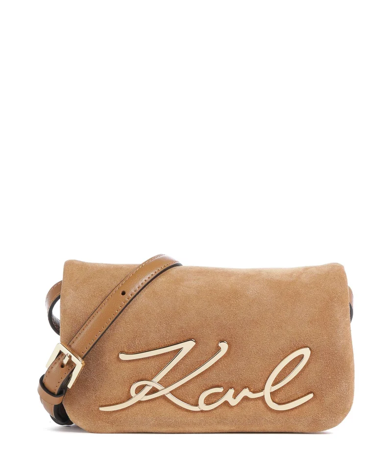 Karl Lagerfeld K/Signature 2.0 Soft Umhängetasche caramel