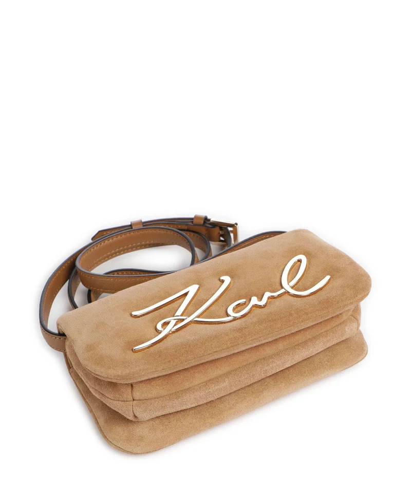 Karl Lagerfeld K/Signature 2.0 Soft Umhängetasche caramel