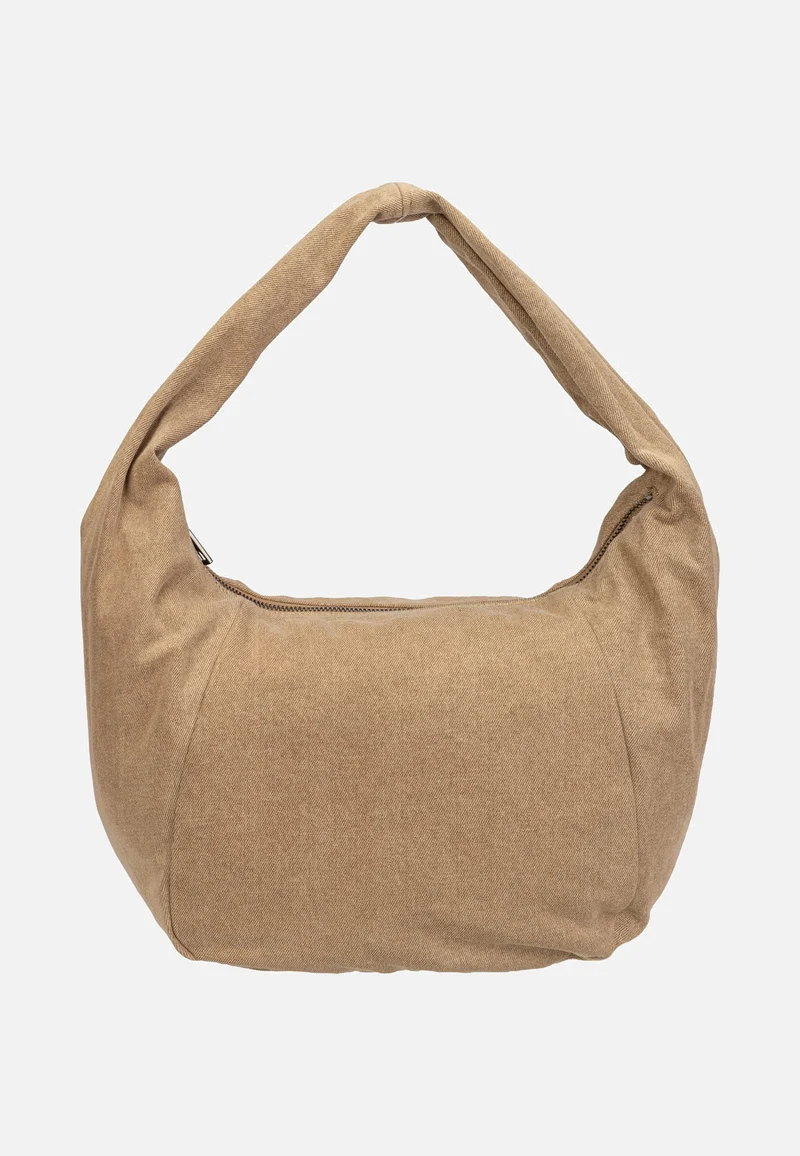 Farrah Hobo M Denim Beige - Hobo Bag