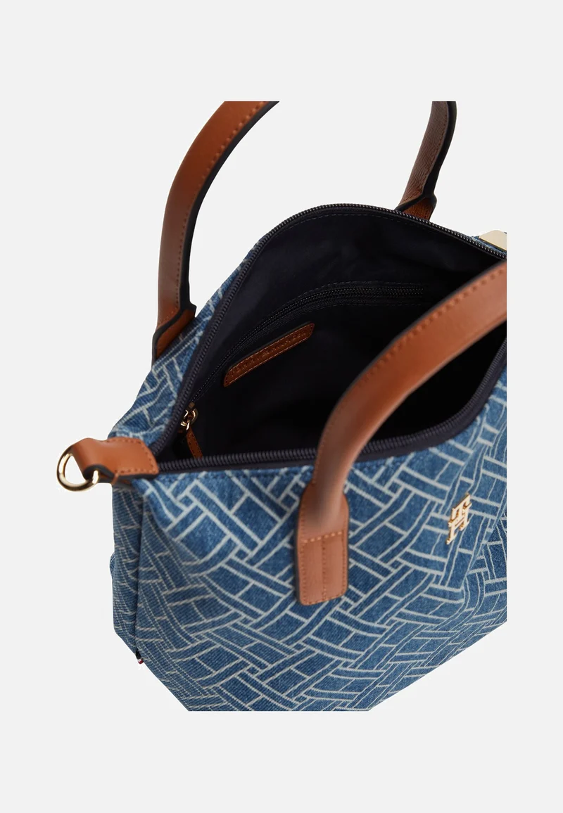 Popette Mini Tote Denim Flag Blue Denim - Tote Bag