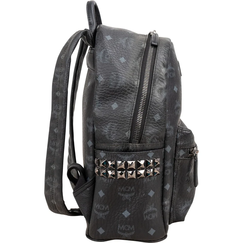 MCM Monogram Visetos Stark Side Studs Mini Backpack