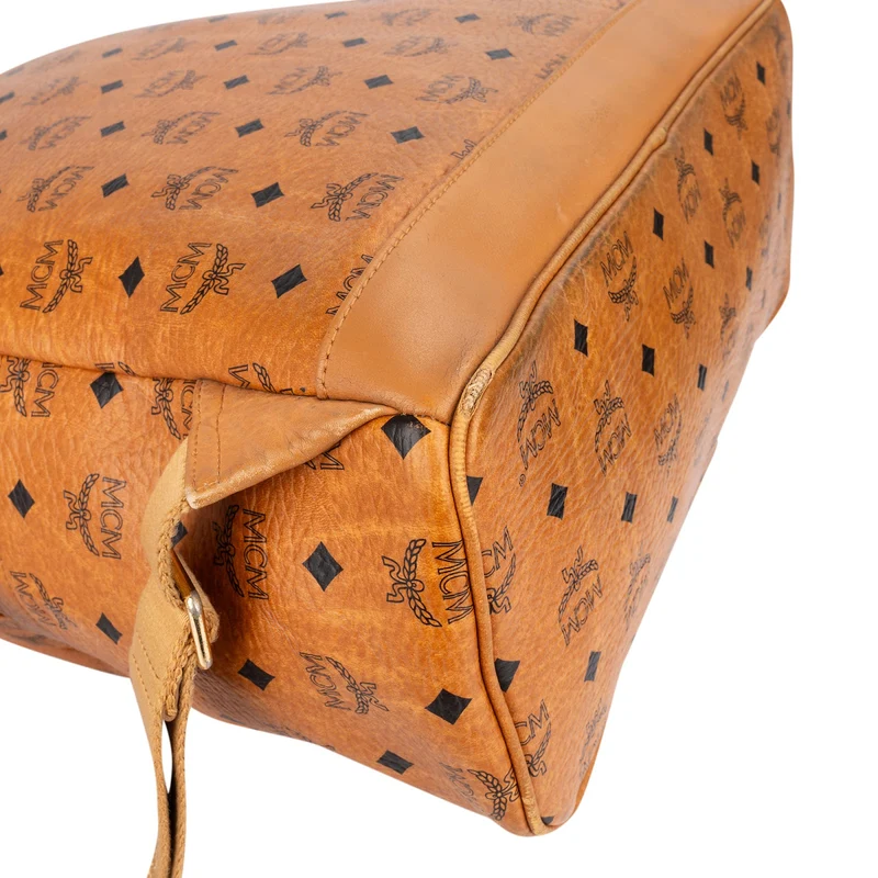MCM Monogram Stark Studded Visetos Large Backpack