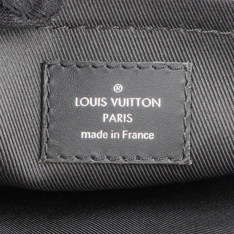 Louis Vuitto Monogram Macassar Pochette Voyage Laptop Clutch