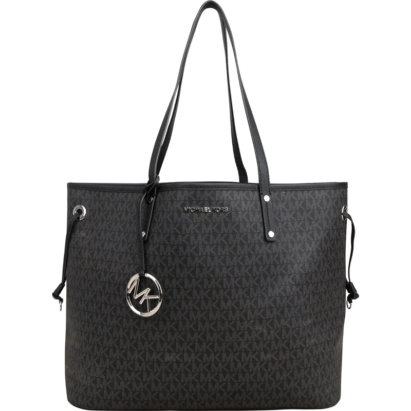 Michael Kors Signature Jet Set Travel Large Drawstring Tote Shoulder Bag