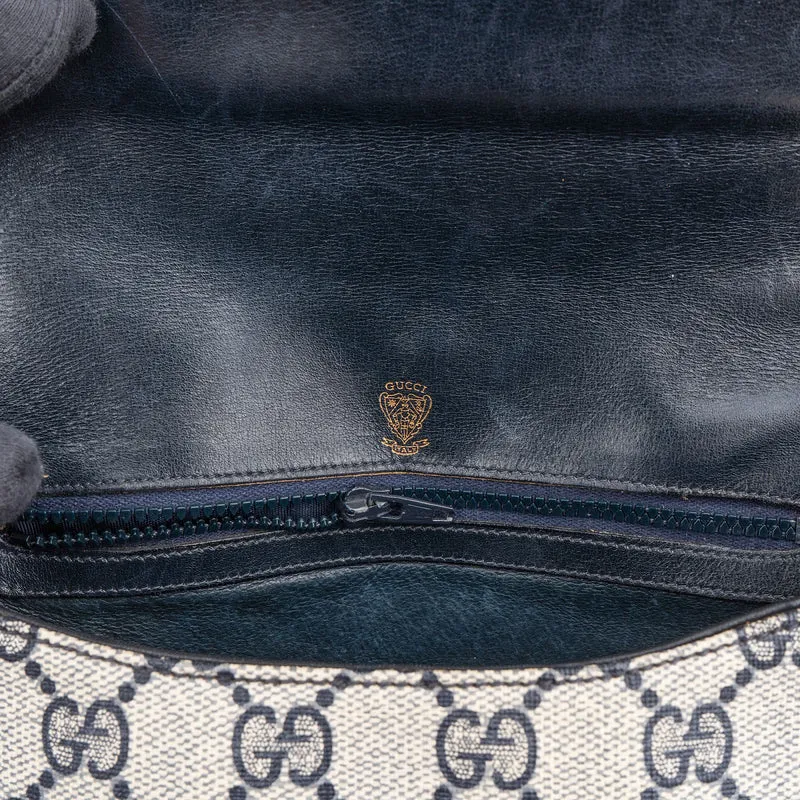 Gucci Monogram GG Supreme Horsebit Crossbody Bag