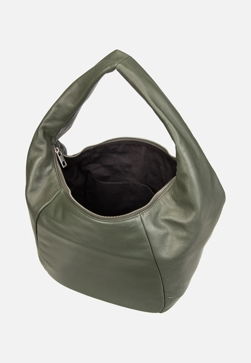 Farrah M Vintage Goat Cypress Green - Hobo Bag