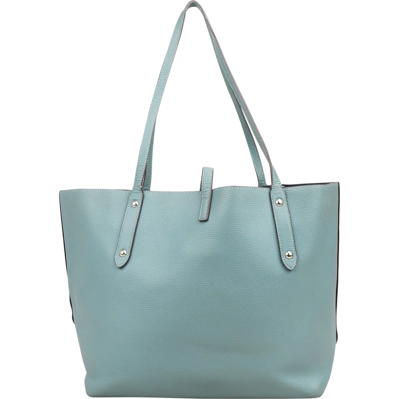 Coach Pebbled Leather Market Tote Shoulder Bag