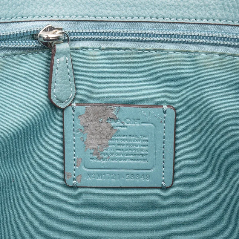 Coach Pebbled Leather Market Tote Shoulder Bag