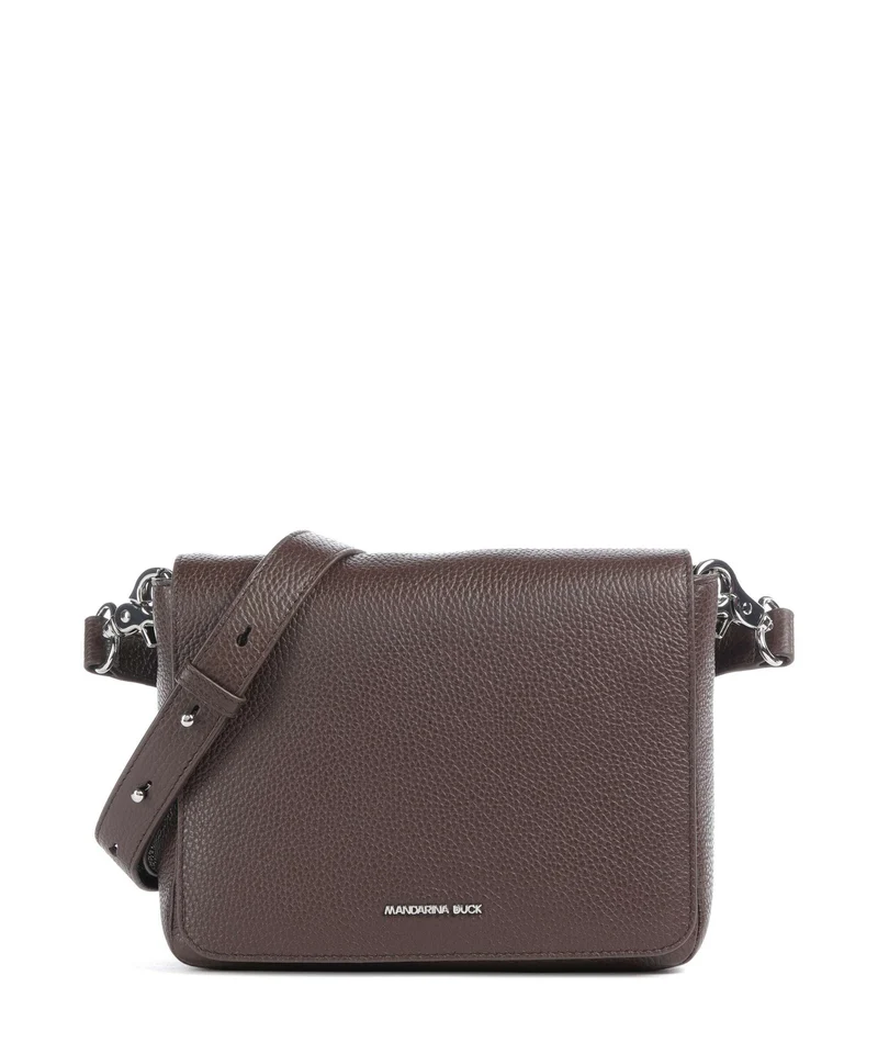 Mandarina Duck Mellow Leather Umhängetasche espresso