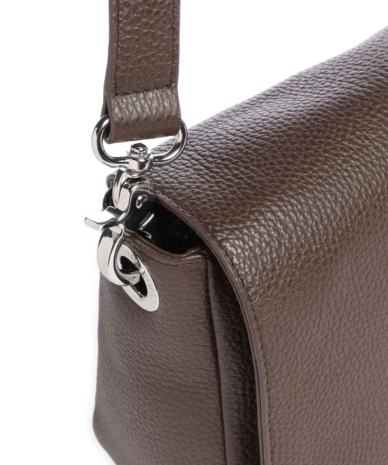 Mandarina Duck Mellow Leather Umhängetasche espresso