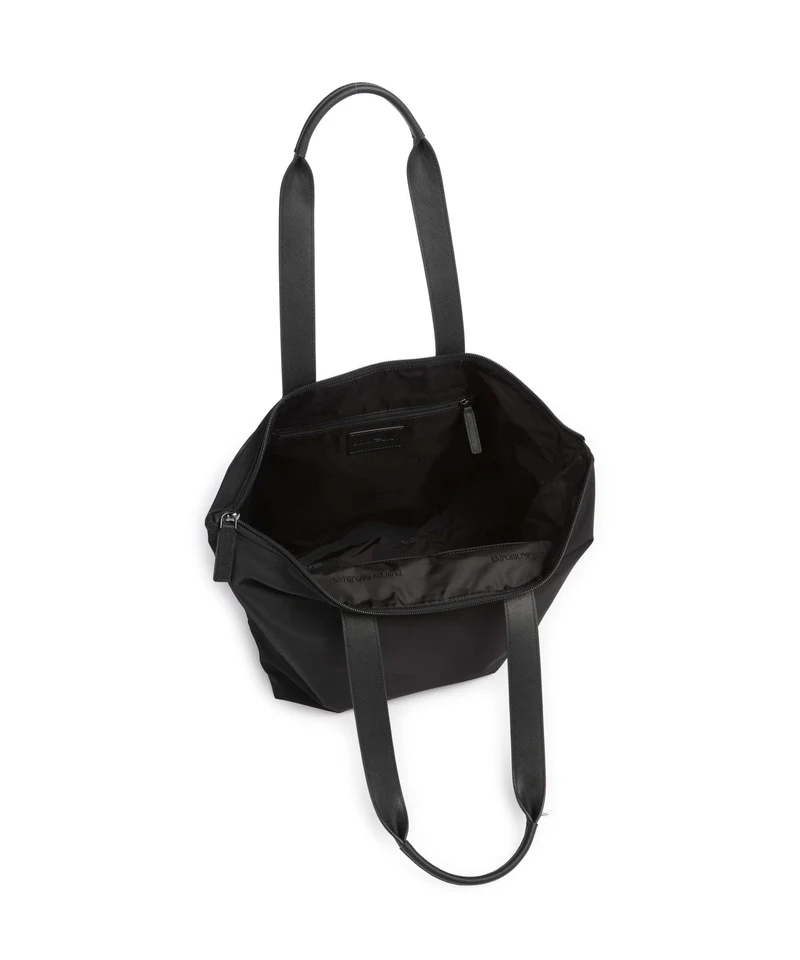 Emporio Armani Nylon Recycled Shopper black beauty