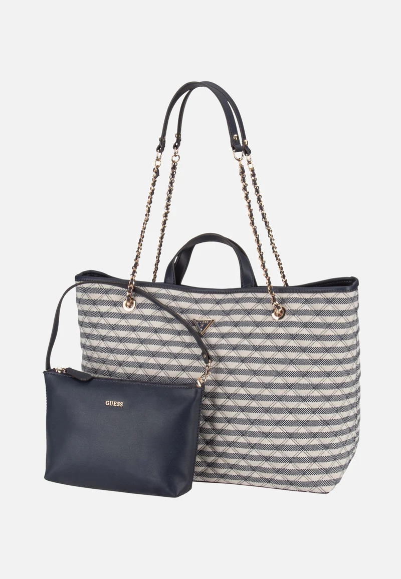 Giully II Large 2 In 1 Tote Navy Multi - Shopper