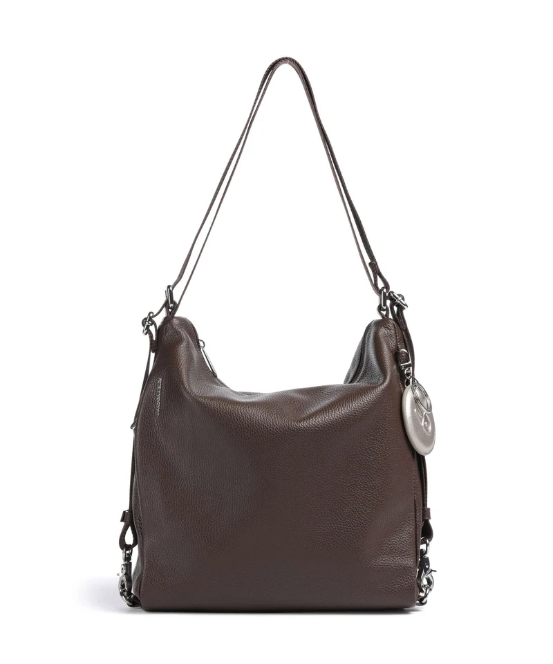 Mandarina Duck Mellow Leather Rucksack-Tasche espresso