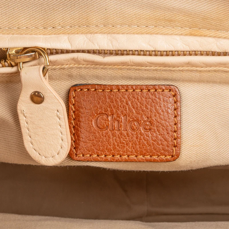 Chloé Grained Leather Paraty Handbag