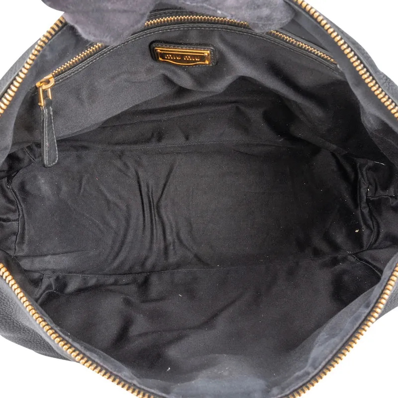 Miu Miu Vitello Lux Satchel Shoulder Bag