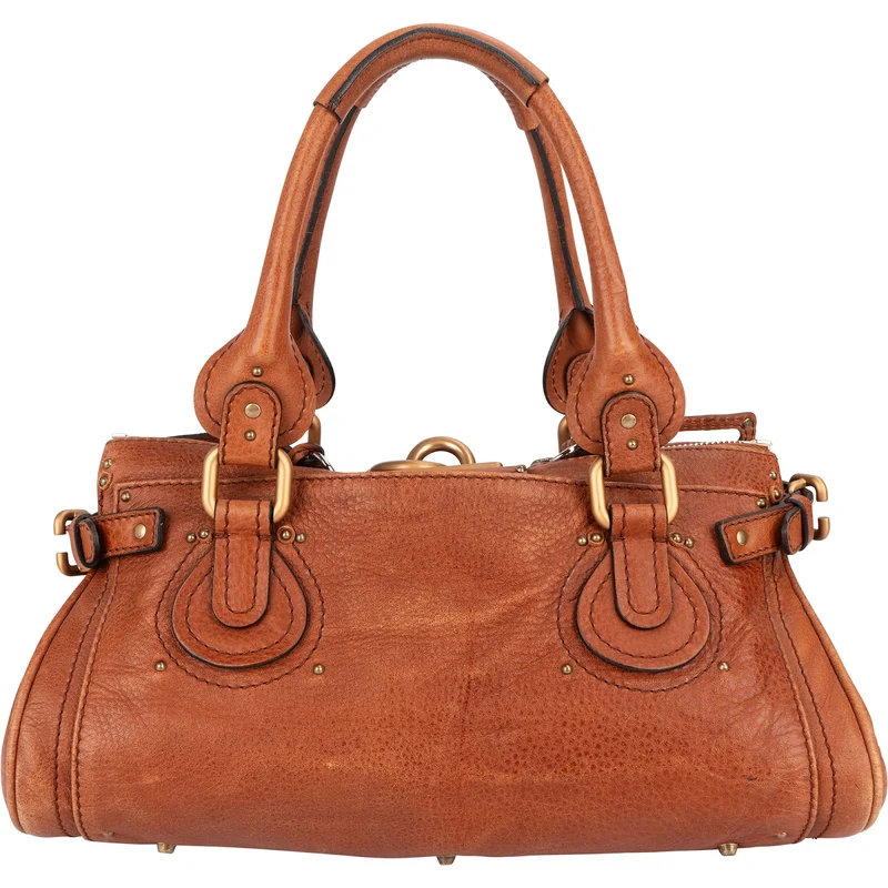 Chloé Pebbled Leather Paddington Handbag