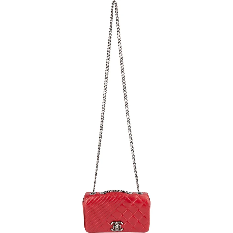 Chanel Quilted Calfskin Leather Boy Single Flap Crossbody Bag
