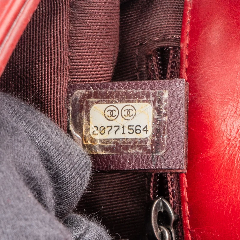 Chanel Quilted Calfskin Leather Boy Single Flap Crossbody Bag