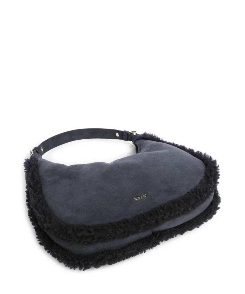 Abro Shearling Nana Mini Schultertasche navy
