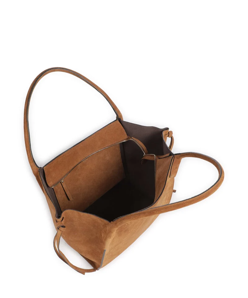 Abro Suede Vibe Big Shopper cuoio
