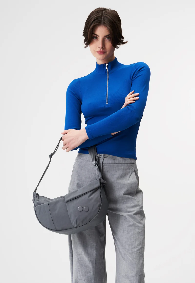 Krumm Medium Crinkle Grey - Crossbody Bag