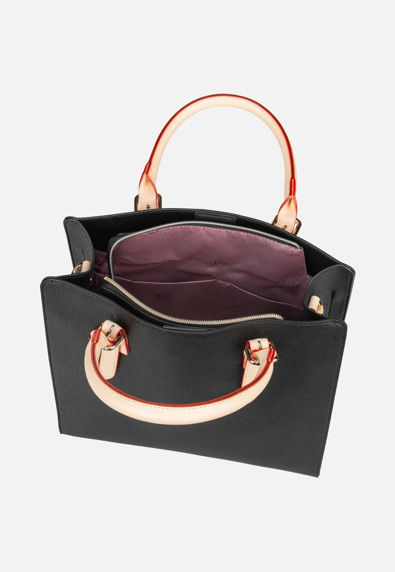 Ella Top Handle Large Dunkelbraun - Tote Bag