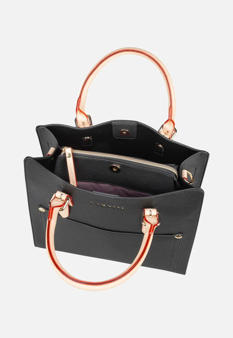Ella Top Handle Large Dunkelbraun - Tote Bag