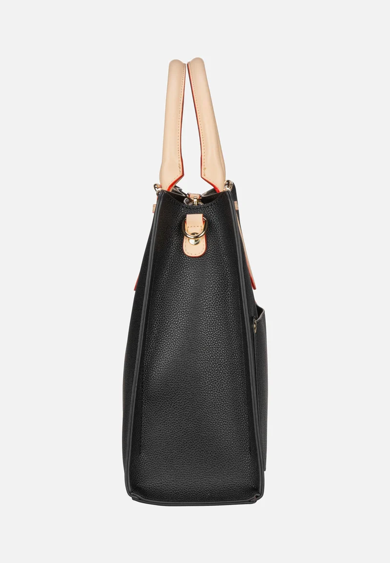 Ella Top Handle Large Dunkelbraun - Tote Bag