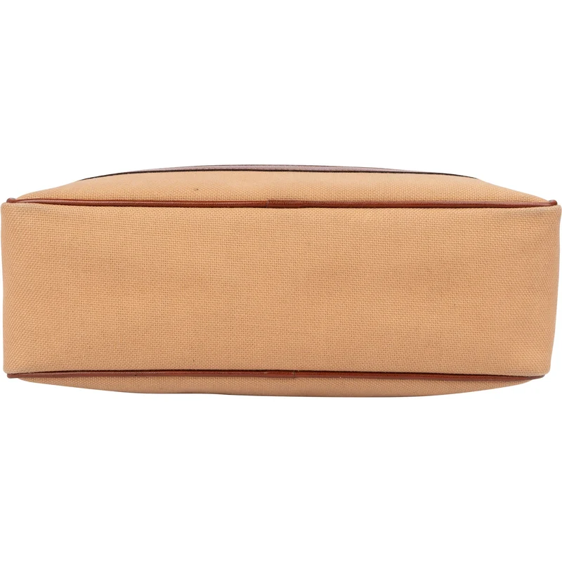 Yves Saint Laurent Canvas Greek Key Briefcase Handbag