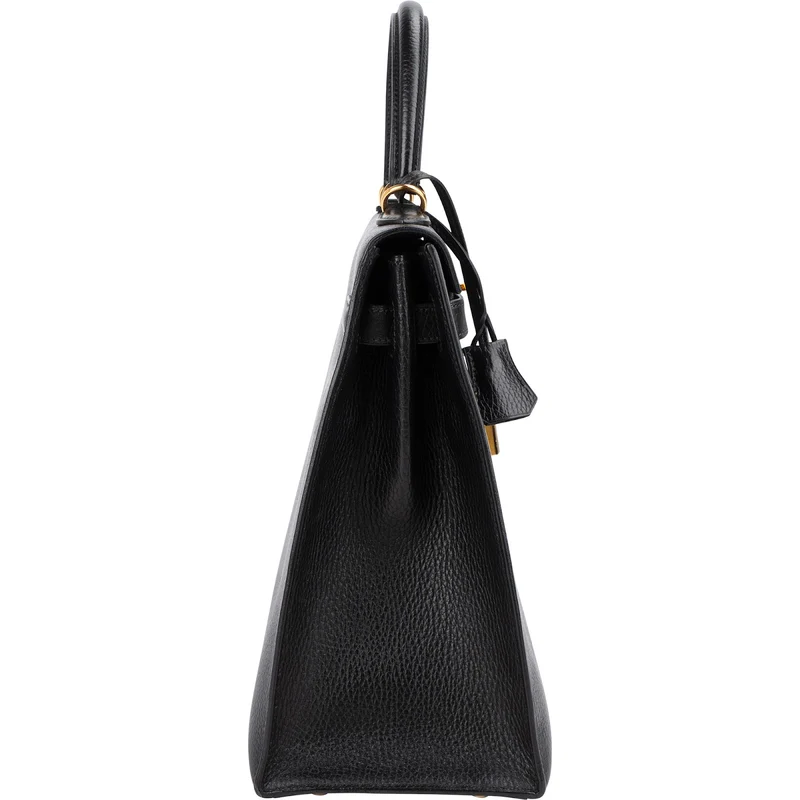 Hermès Ardennes Leather Kelly 35 Sellier Handbag GHW