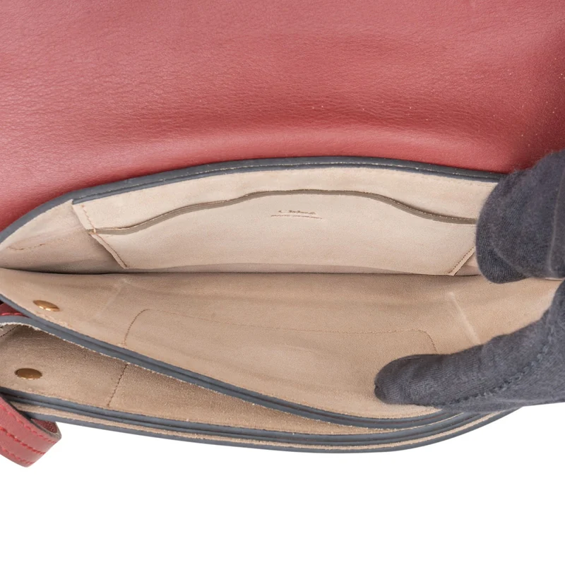 Chloé Suede Calfskin Faye Small Shoulder Crossbody Bag