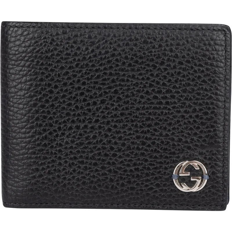Gucci GG Emblem Leather Wallet