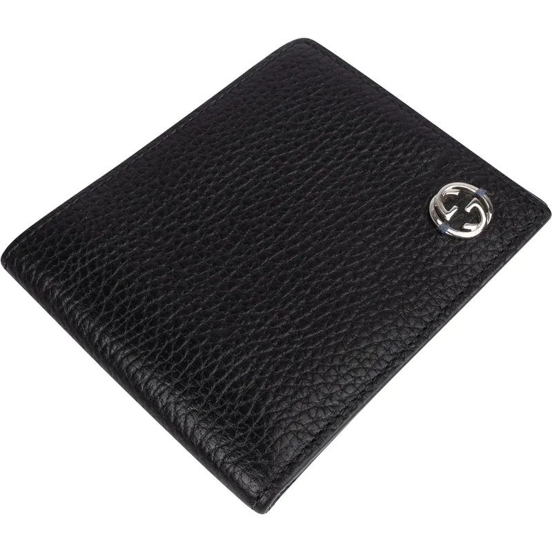 Gucci GG Emblem Leather Wallet