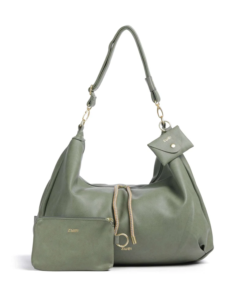 Zwei Lola LO200 Beuteltasche eucalyptus