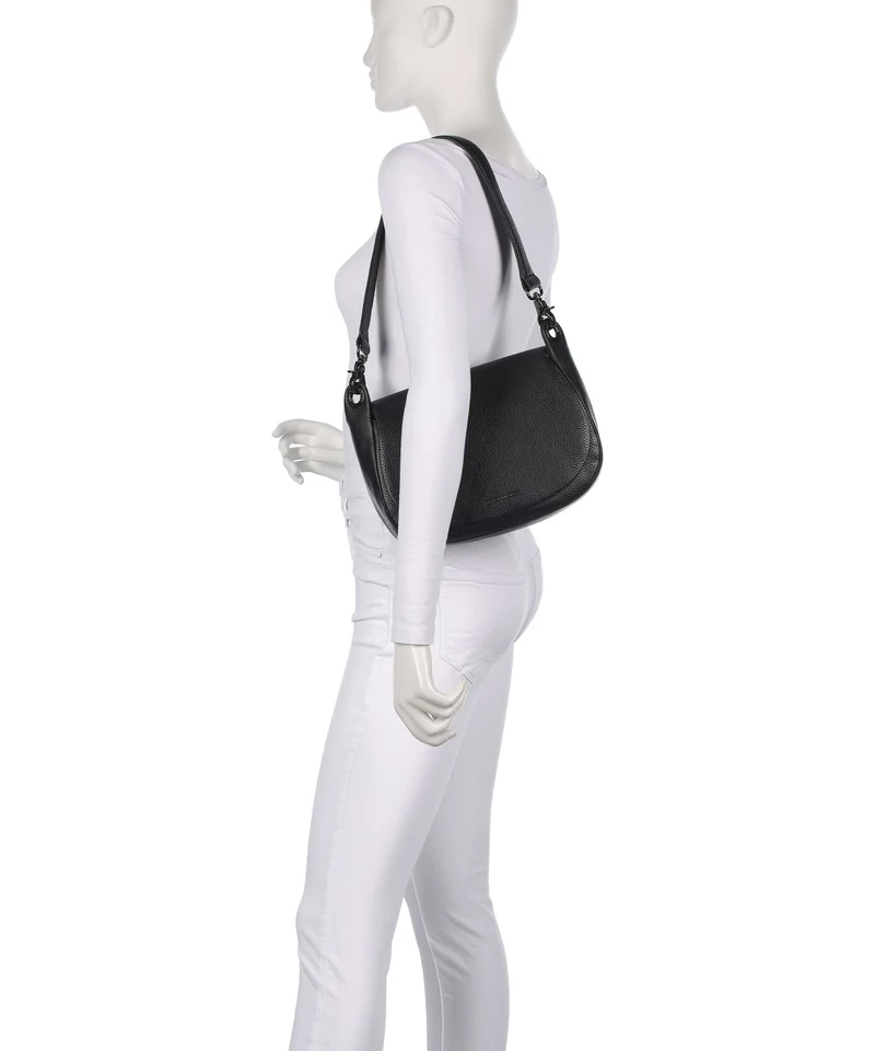 Mandarina Duck Mellow Leather Schultertasche nero