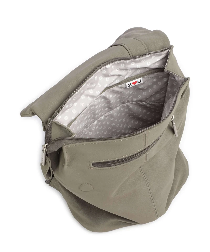 Zwei Mademoiselle.M MR13 Rucksack nubuk mud
