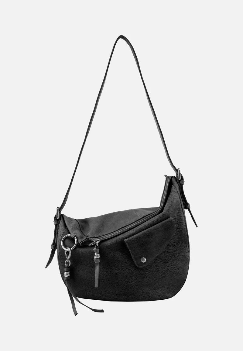 My Forever Friend Shoulderbag With Front Pocket Black - Schultertasche