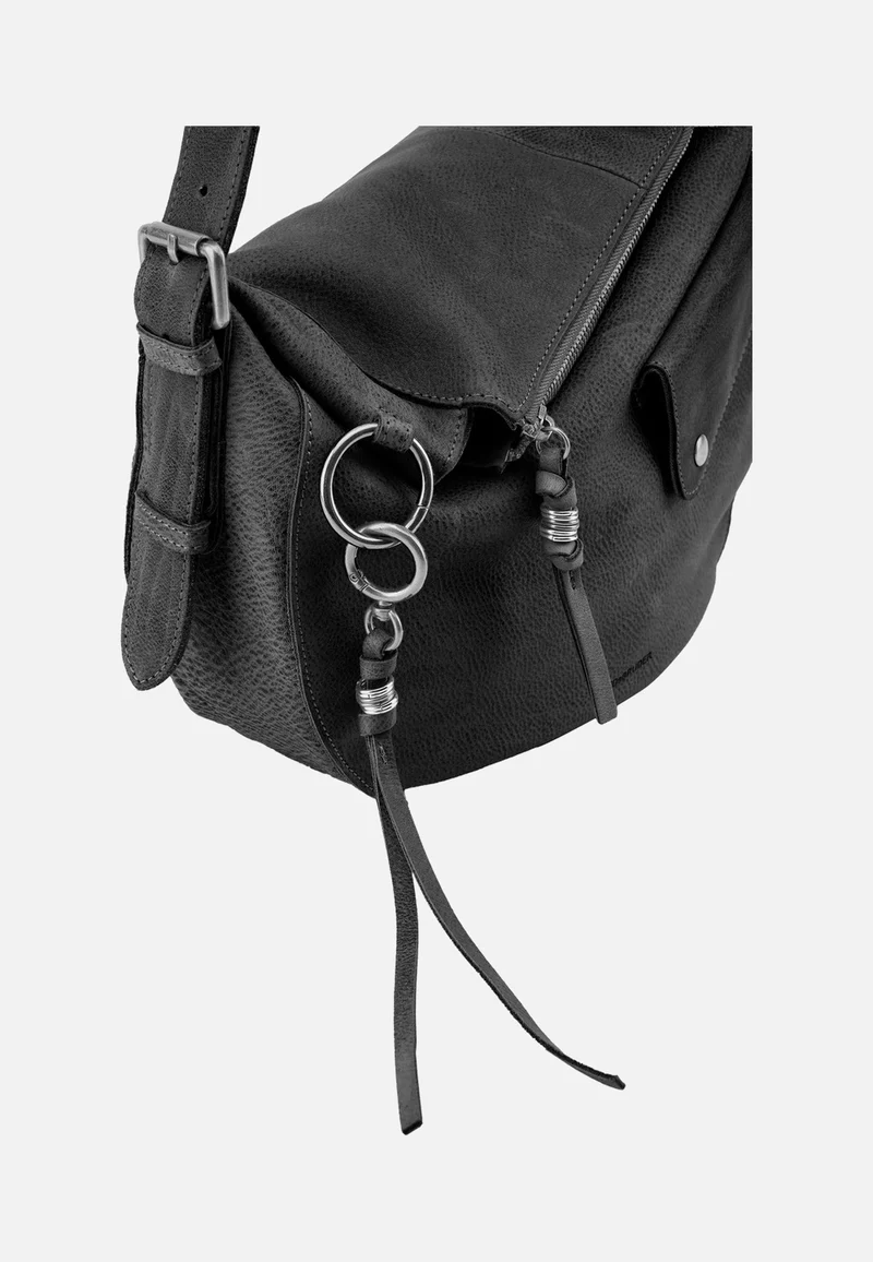 My Forever Friend Shoulderbag With Front Pocket Black - Schultertasche