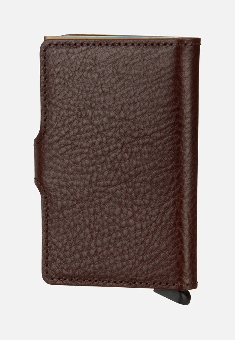 Miniwallet Veg Tanned Espresso-Brown - Portemonnaie