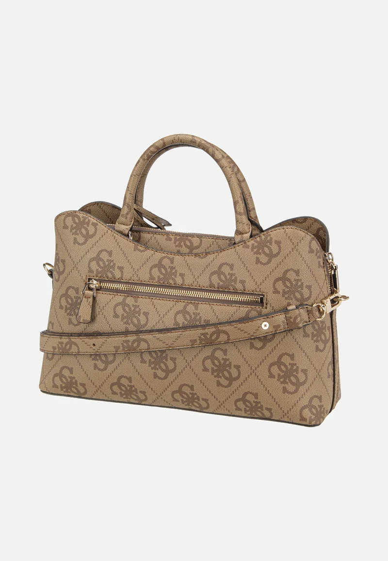 Janie Logo Girlfriend Satchel Latte Logo - Satchel