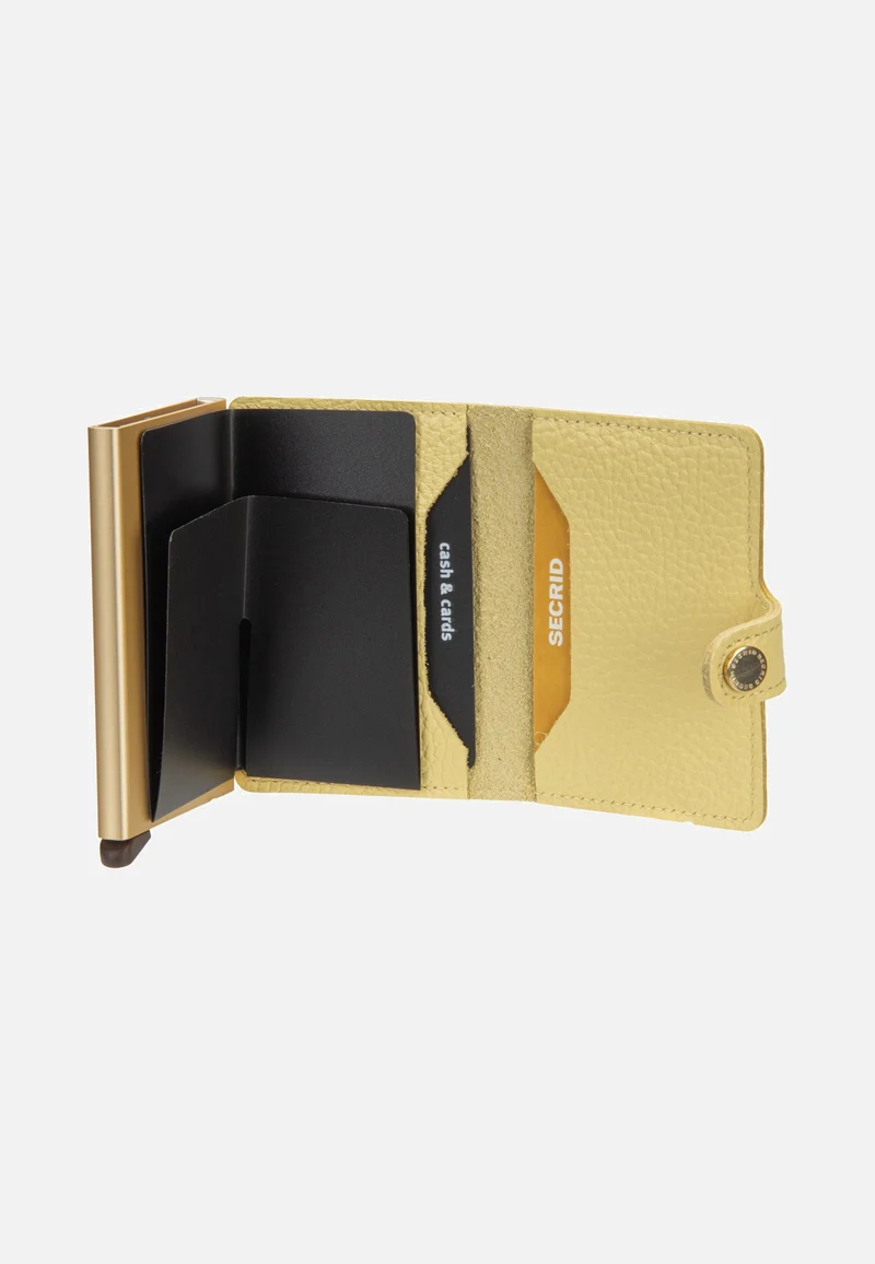 Miniwallet Pebble Butter Yellow - Portemonnaie