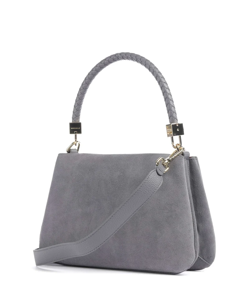 Coccinelle Tiggy Suede Schultertasche stove
